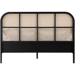 Meridian Siena Black Ash Wood Full Bed (3 Boxes)