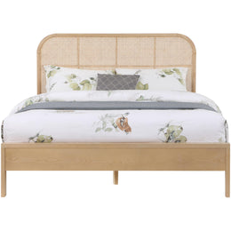 Meridian Siena Natural Ash Wood Full Bed (3 Boxes)
