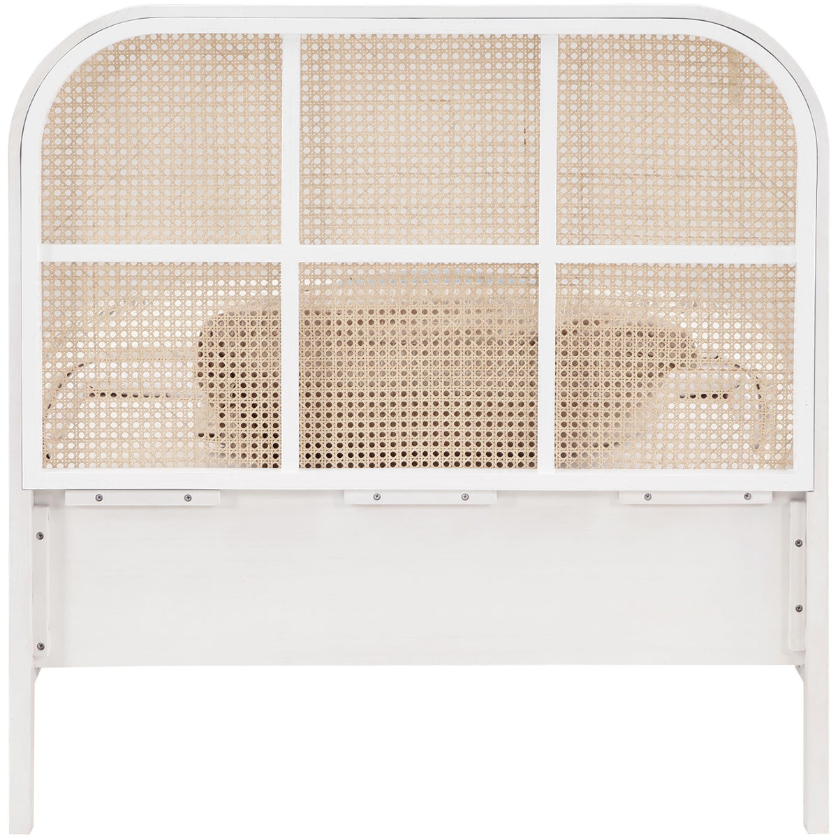 Meridian Siena White Ash Wood Twin Bed (3 Boxes)