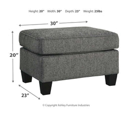 Agleno Chair and Ottoman