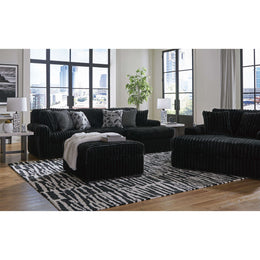 Swipe Furniture Exclusive Design Midnight-Madness Fabric Ottoman 9810308