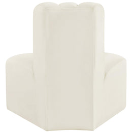 Meridian Arc Cream Velvet Reverse Corner