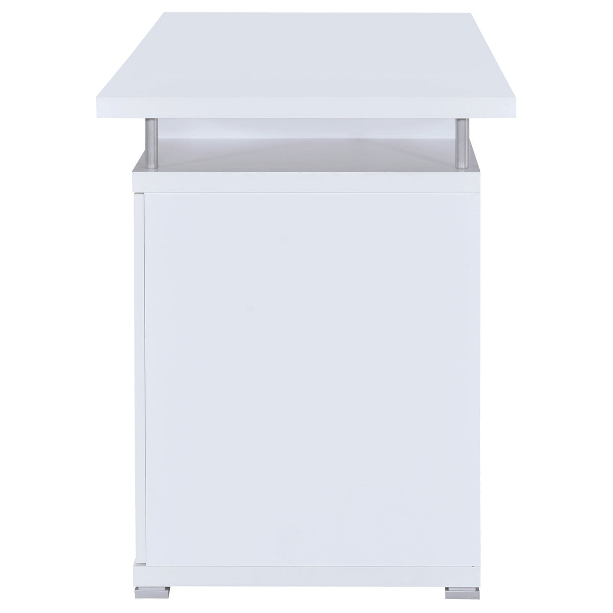 Tracy 55-inch 2-drawer Office Computer Desk Cappuccino