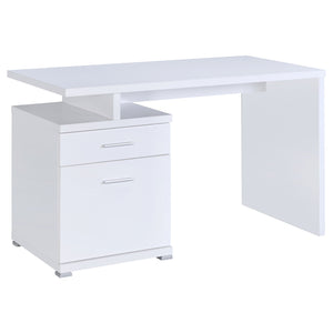 Irving 47-inch 2-drawer Office Computer Desk Cappuccino