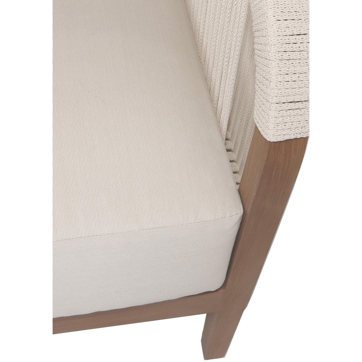 Meridian Maui Cream Water Resistant Fabric Outdoor Patio Sofa