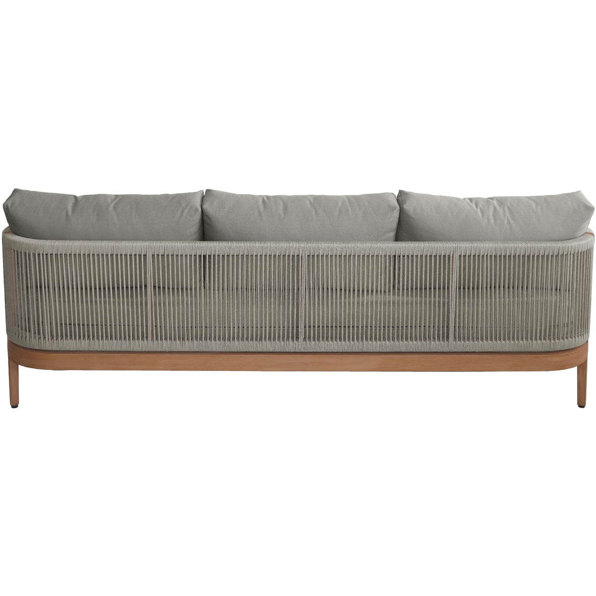 Meridian Maui Grey Water Resistant Fabric Outdoor Patio Sofa