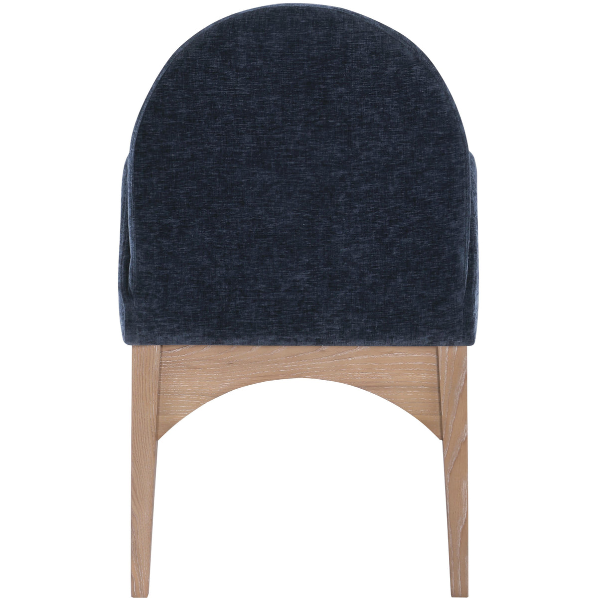Meridian Waldorf Navy Chenille Fabric Dining Chair