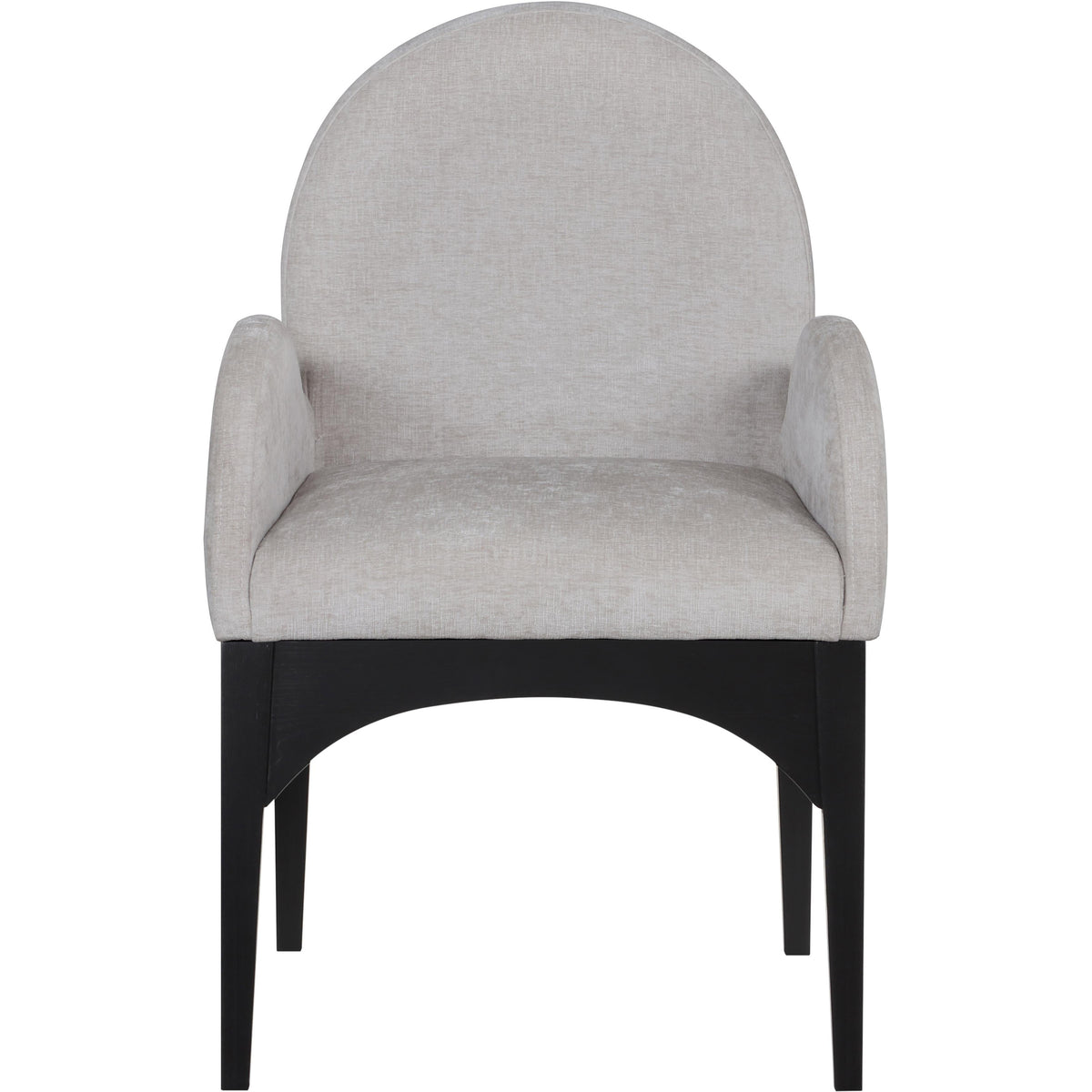 Meridian Waldorf Grey Chenille Fabric Dining Chair