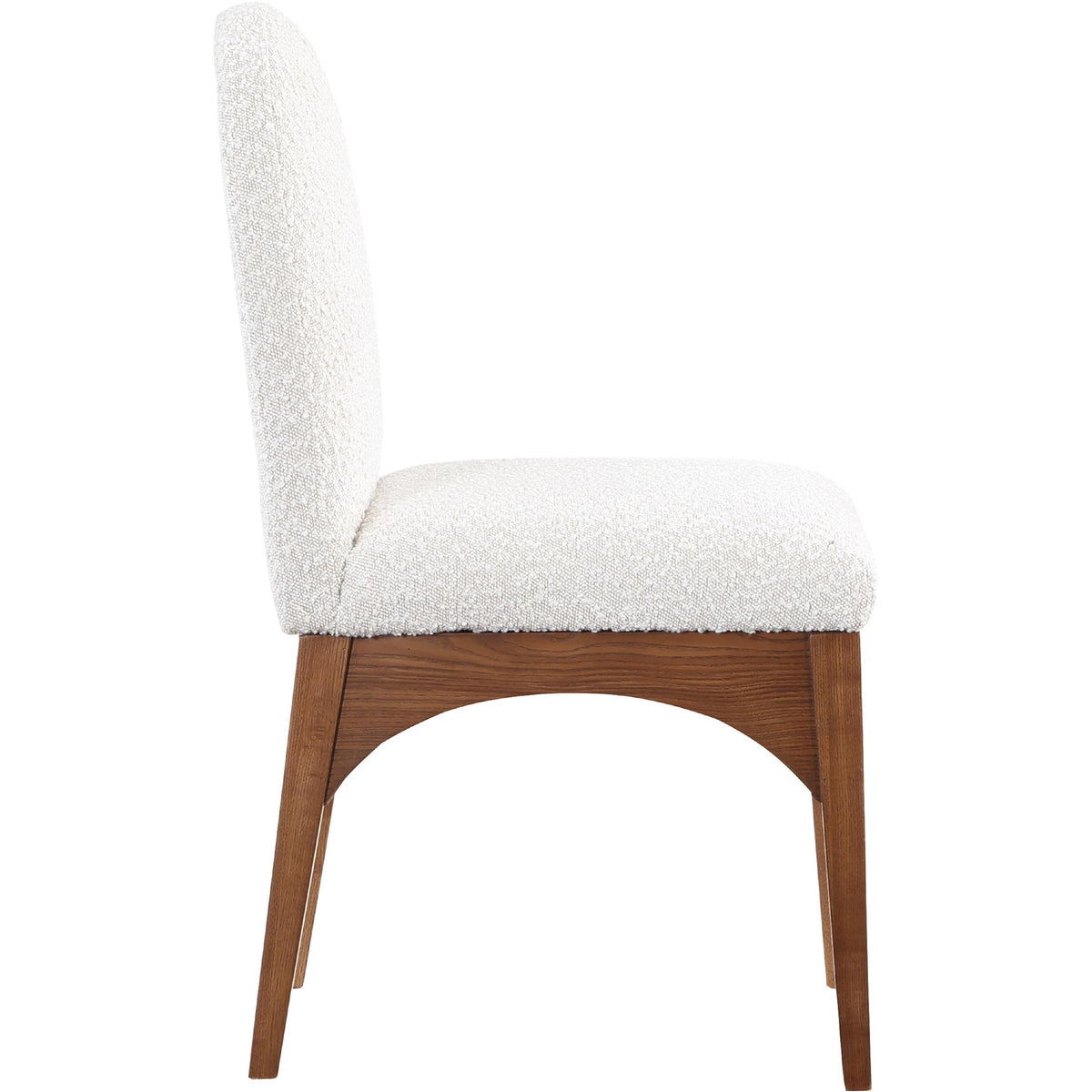 Meridian Waldorf Cream Boucle Fabric Dining Chair