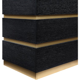 Meridian Zaylan Black Night Stand