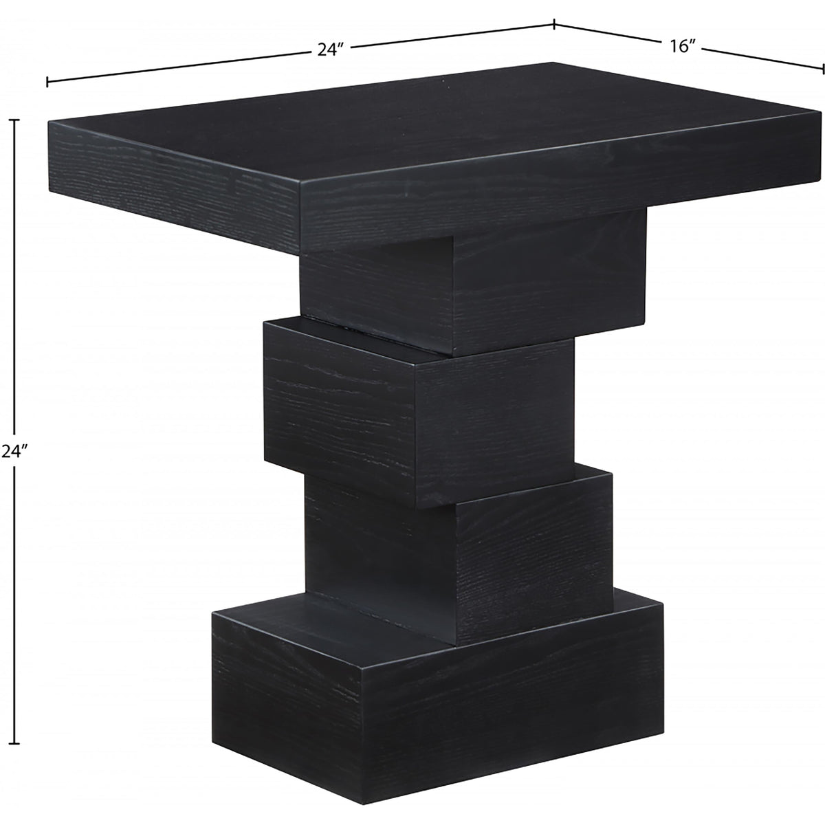 Meridian Westmount Black End Table