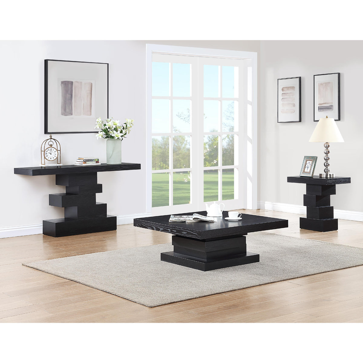 Meridian Westmount Black Console Table