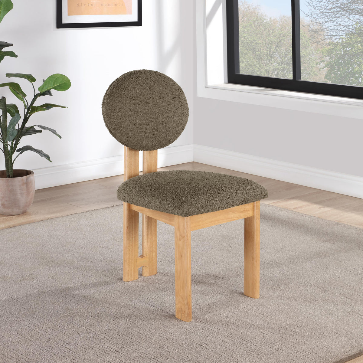 Meridian Napa Olive Dining Chair