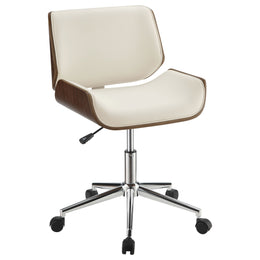 Addington Upholstered Adjustable Office Desk Chair Black