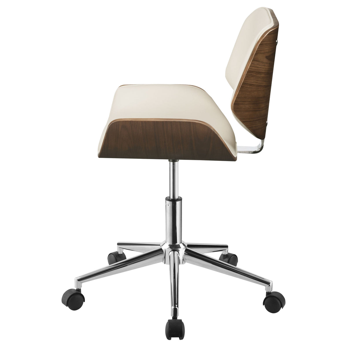 Addington Upholstered Adjustable Office Desk Chair Black