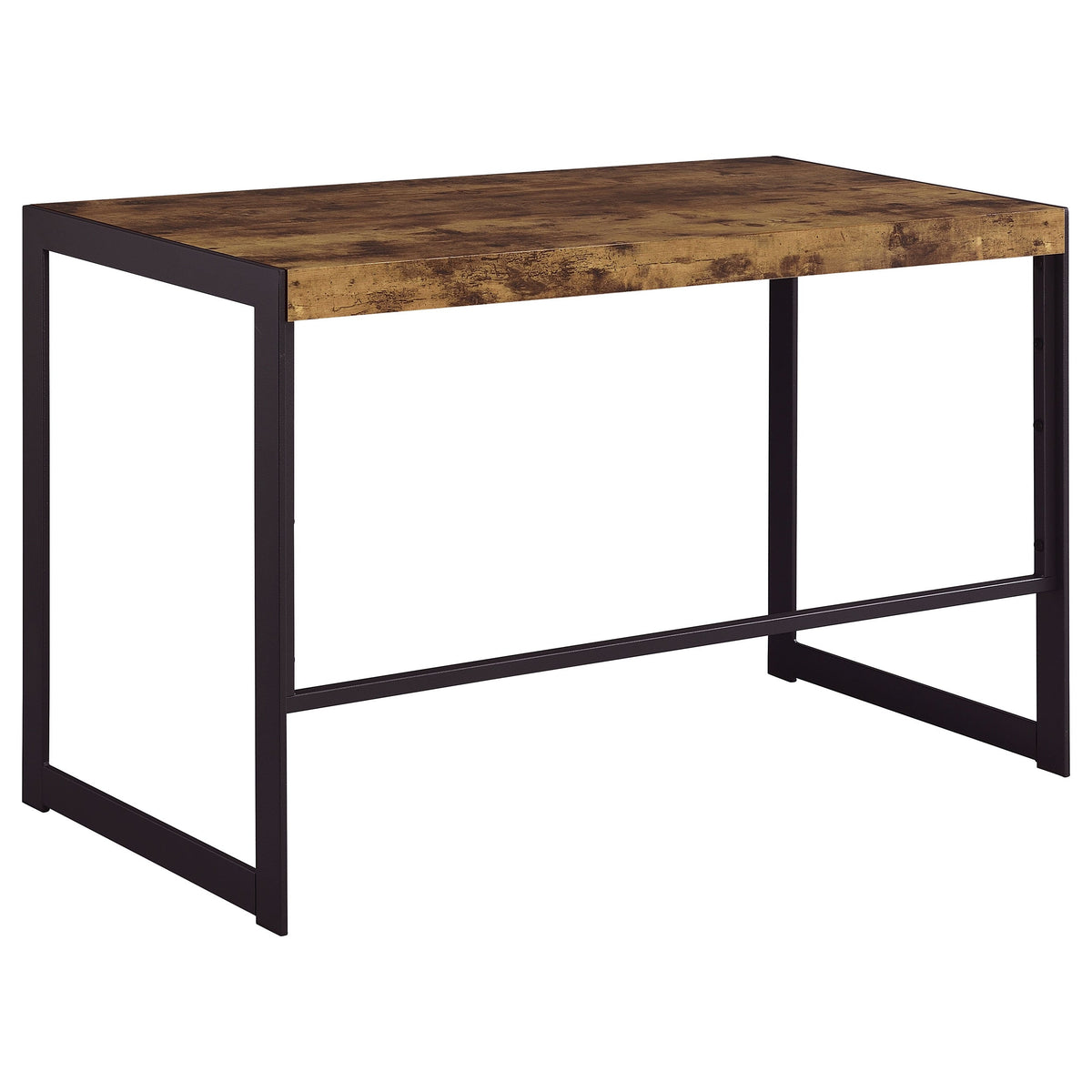 Estrella  Office Desk File Cabinet Set Rustic Nutmeg
