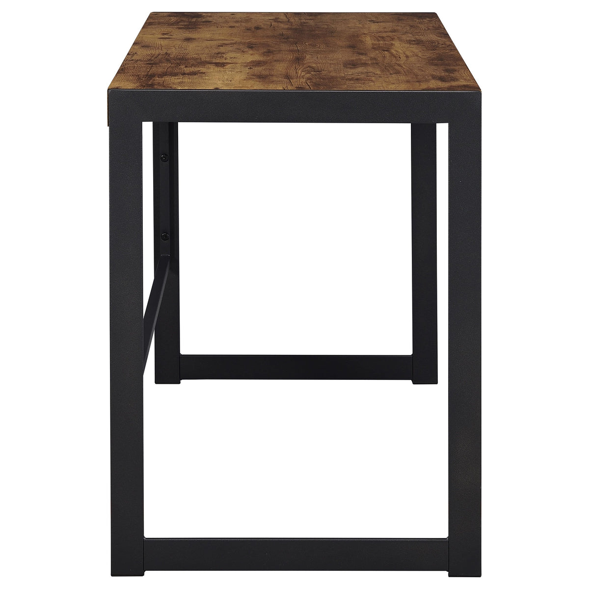 Estrella  Office Desk File Cabinet Set Rustic Nutmeg