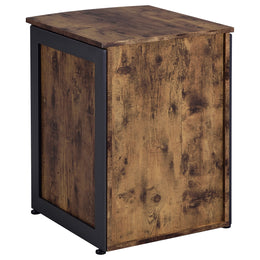Estrella  Office Desk File Cabinet Set Rustic Nutmeg