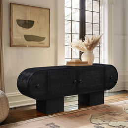 Meridian Harlow Black Sideboard/Buffet