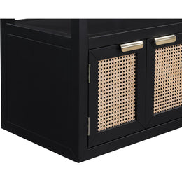 Meridian Cole Black Night Stand