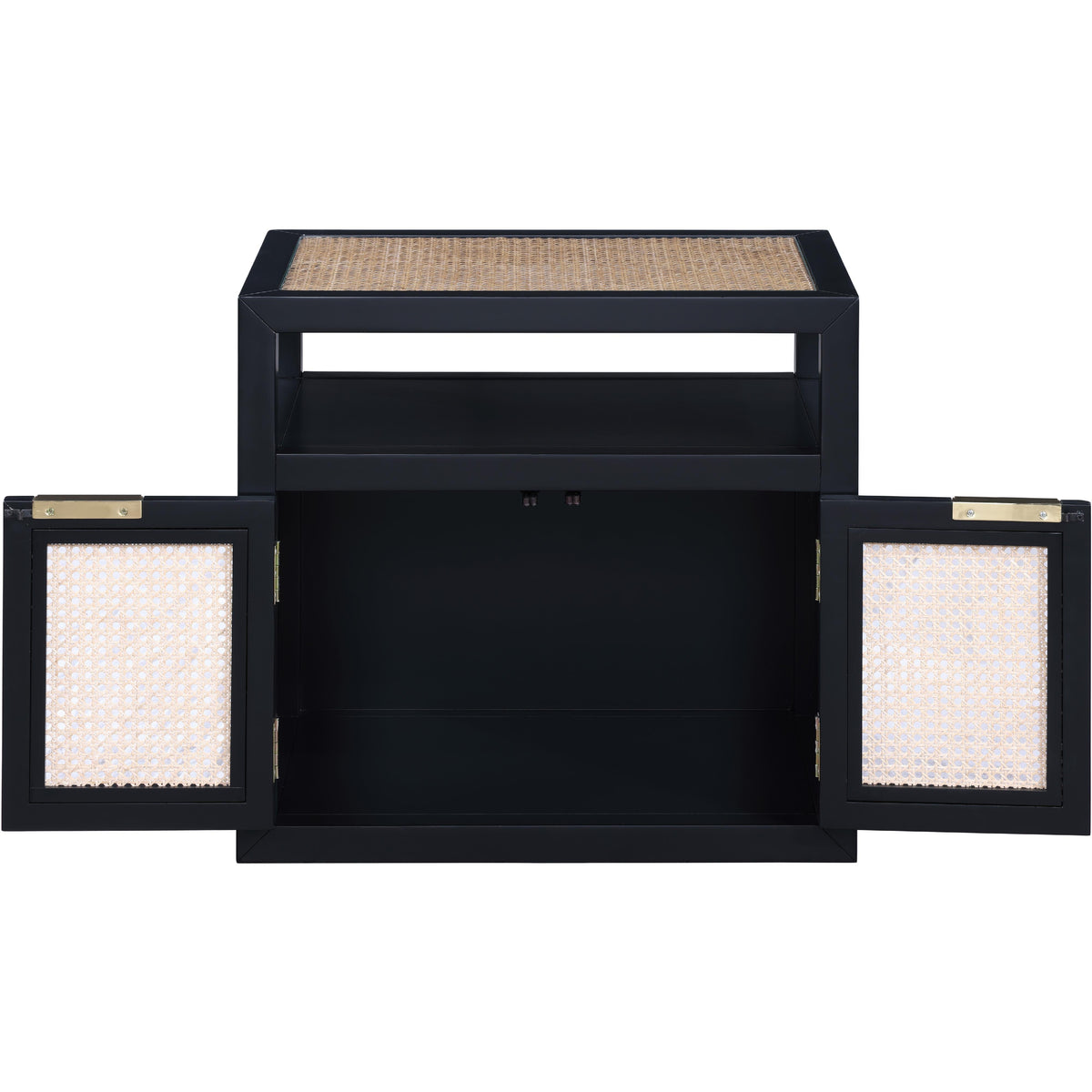 Meridian Cole Black Night Stand