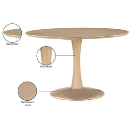 Meridian Holly Natural Oak Dining Table