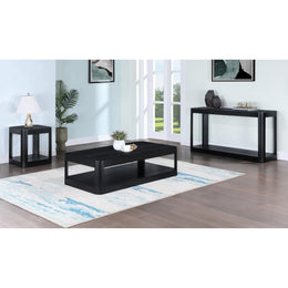 Meridian Reeves Black Console Table