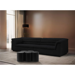 Meridian Dimple Black Coffee Table