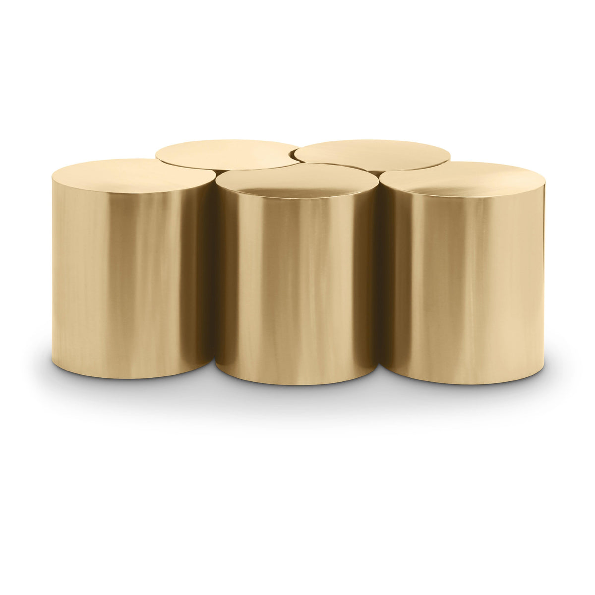 Meridian Dimple Gold Coffee Table