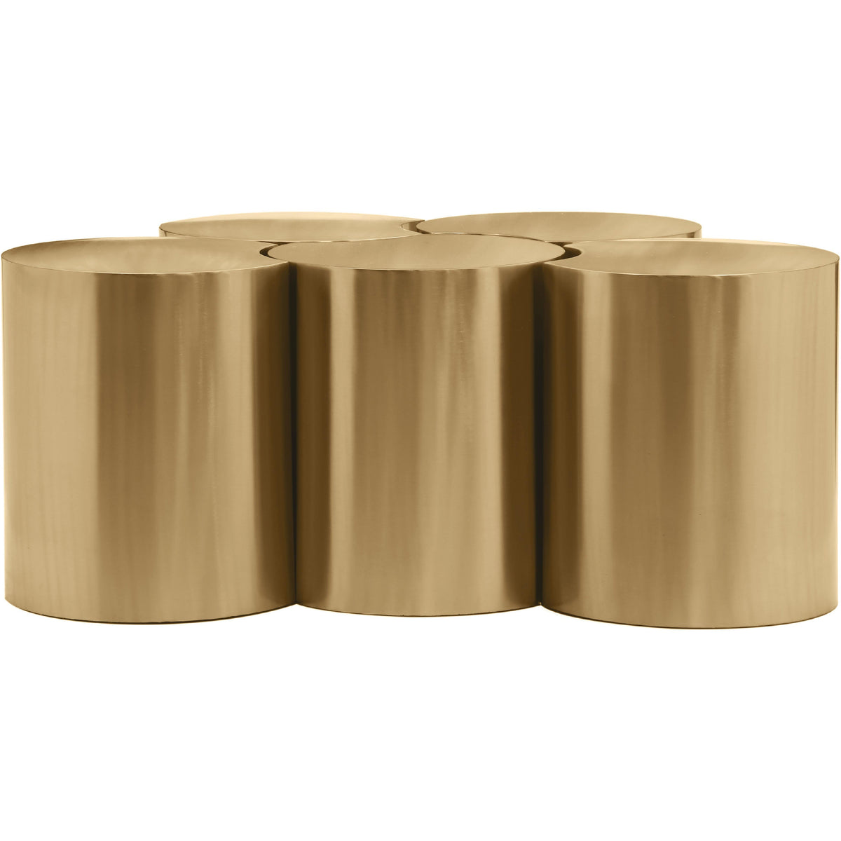 Meridian Dimple Gold Coffee Table