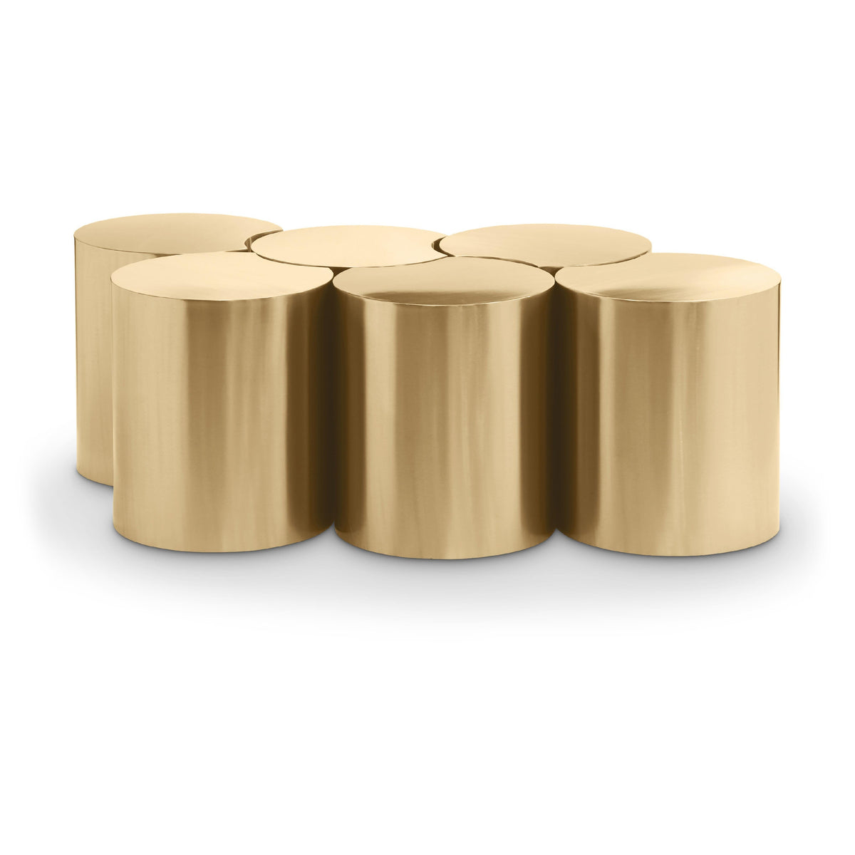Meridian Dimple Gold Coffee Table