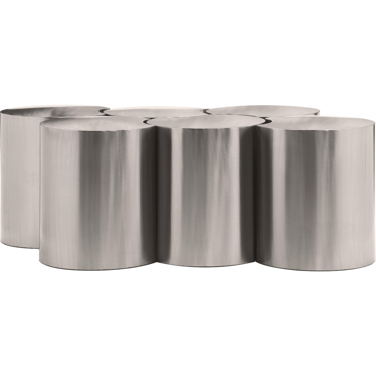 Meridian Dimple Silver Coffee Table