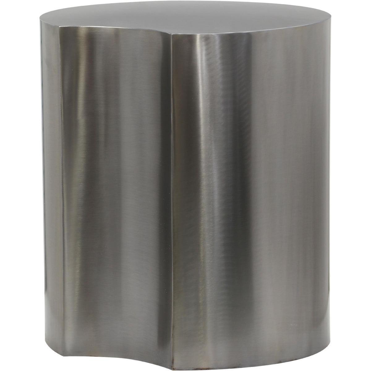 Meridian Dimple Silver End Table