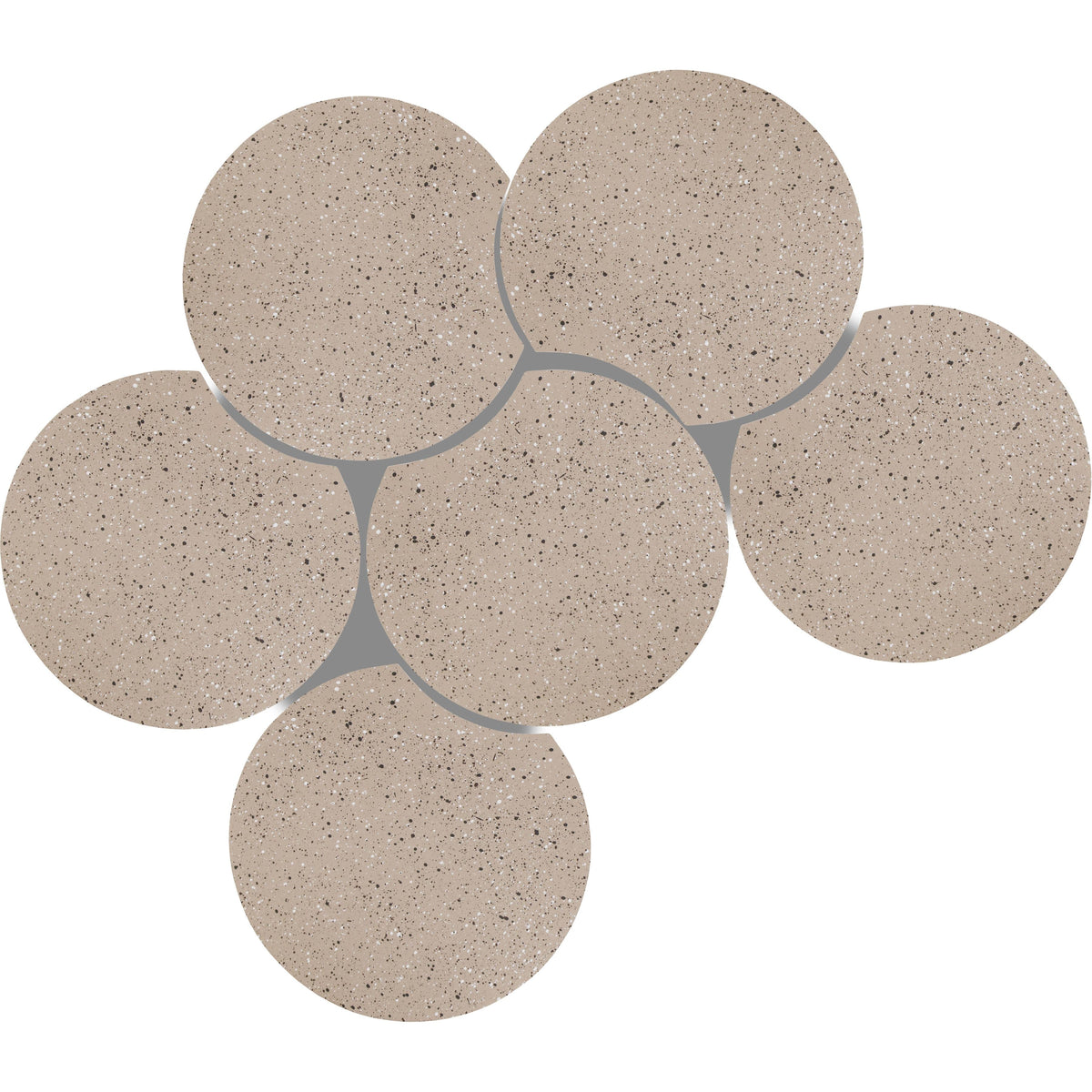 Meridian Dimple Taupe Coffee Table