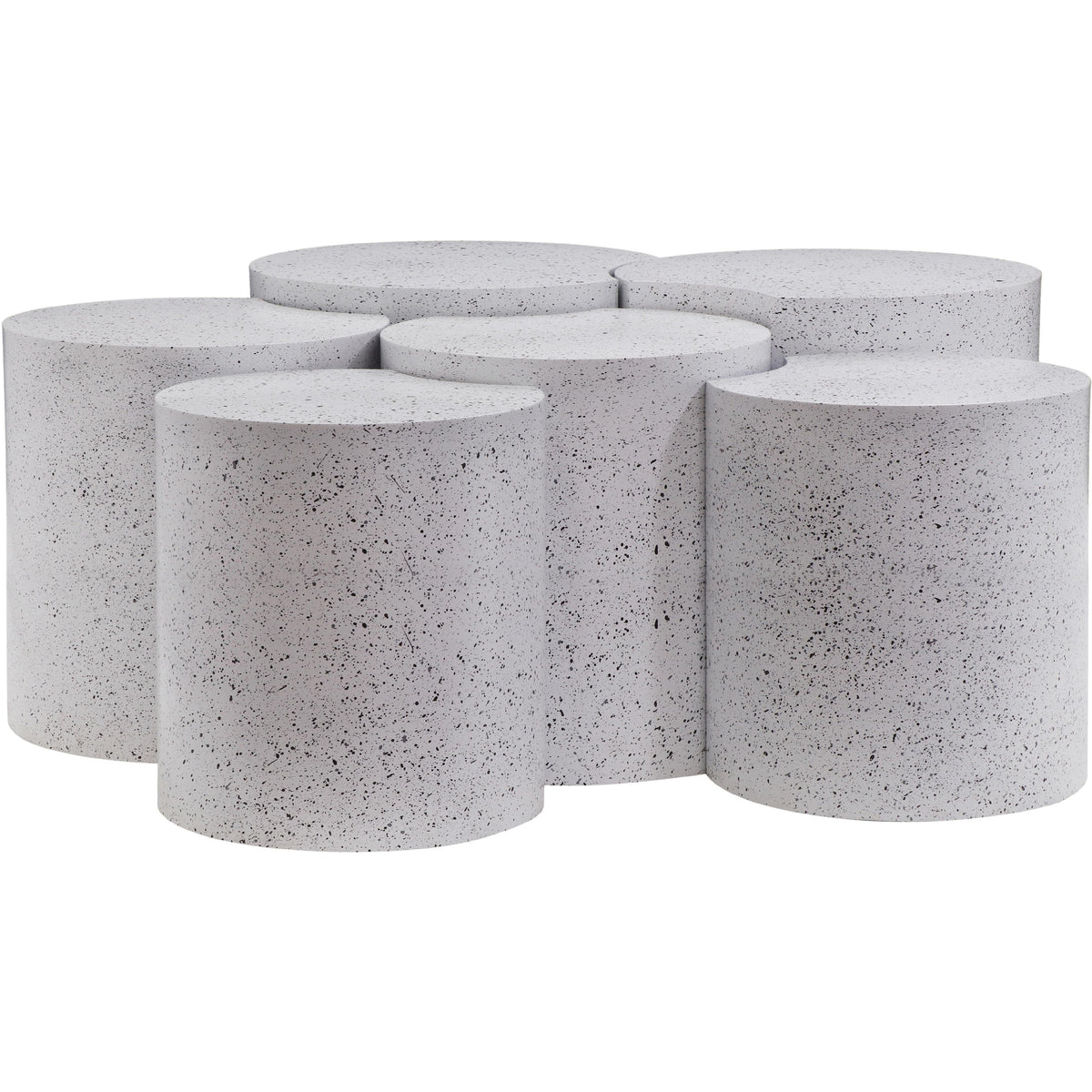 Meridian Dimple White Coffee Table