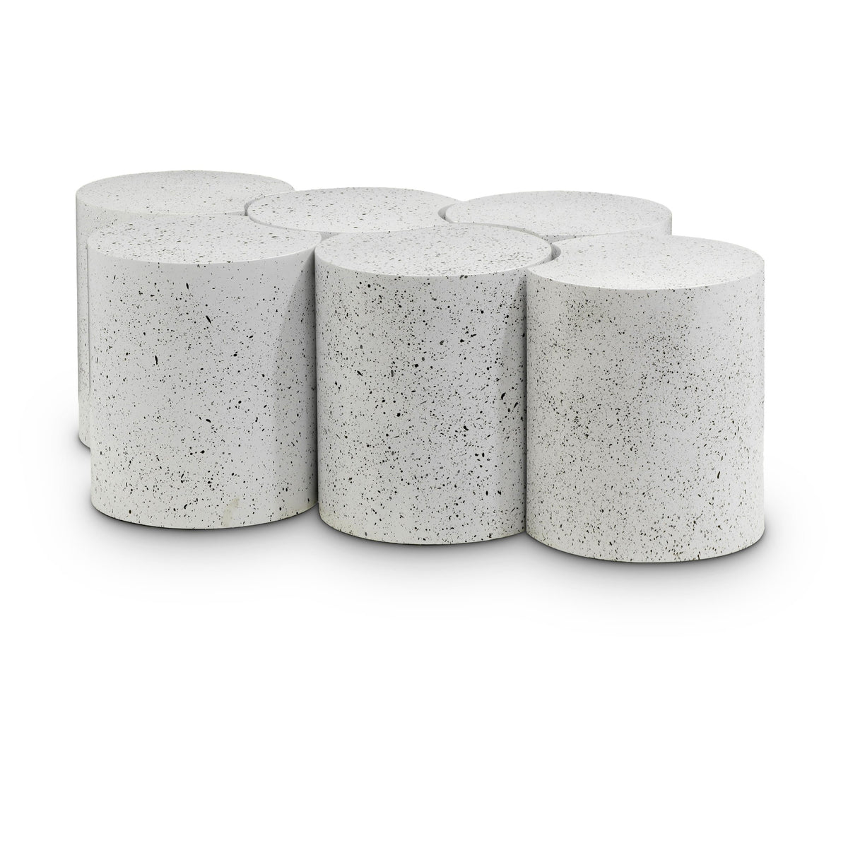 Meridian Dimple White Coffee Table