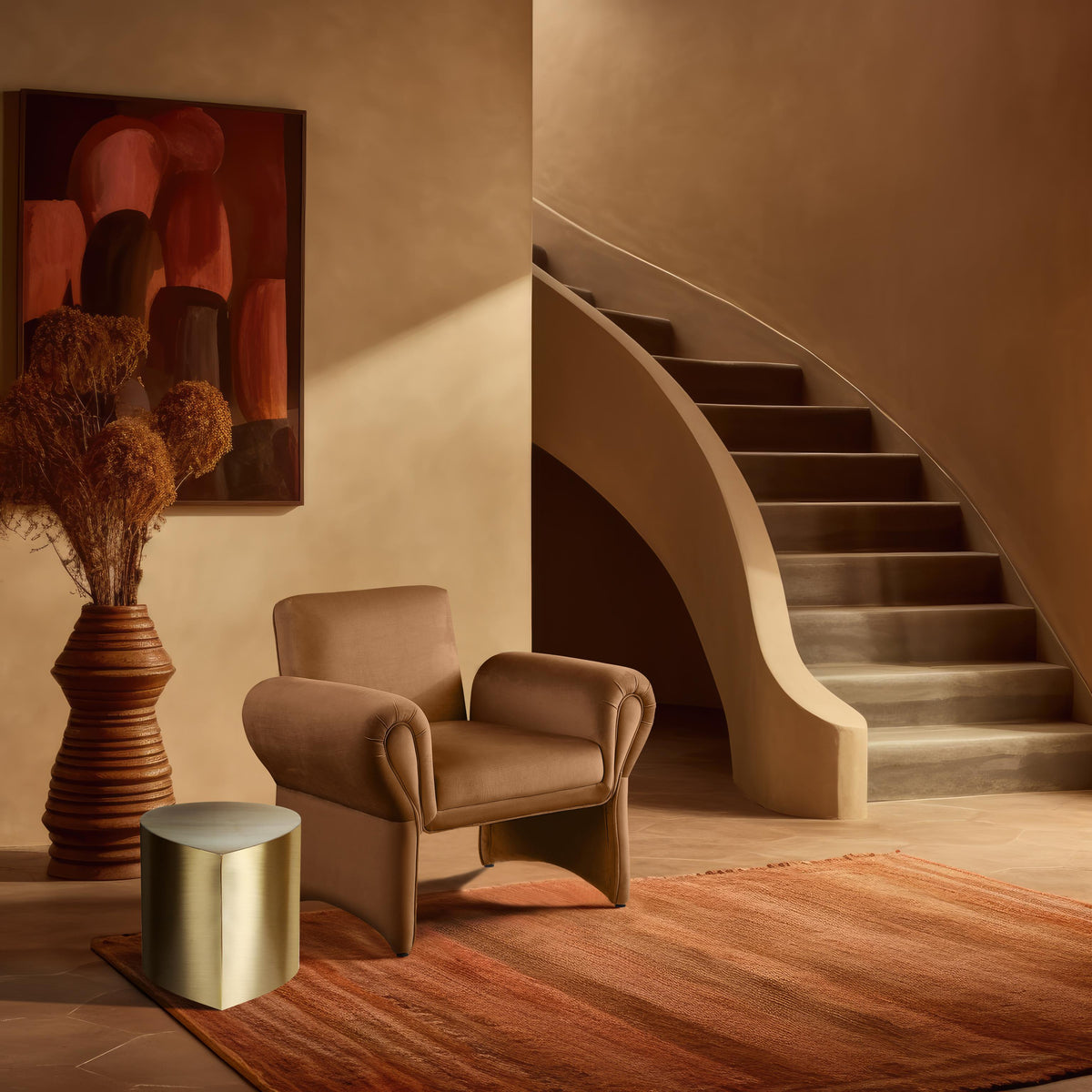 Meridian Petal Gold Coffee Table