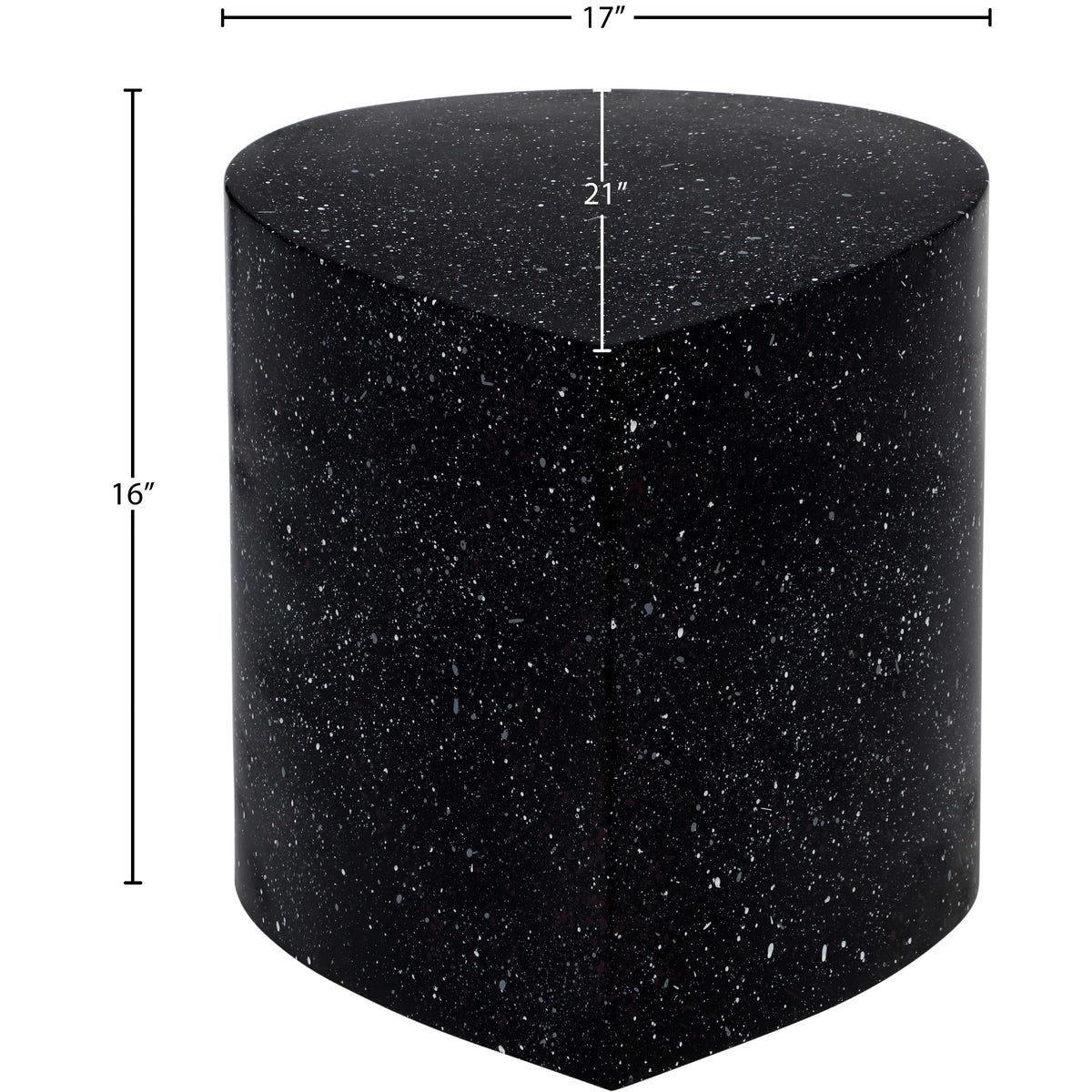 Meridian Petal Black Coffee Table