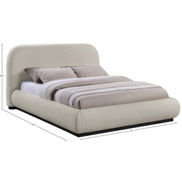 Meridian Vaughn Beige Queen Bed
