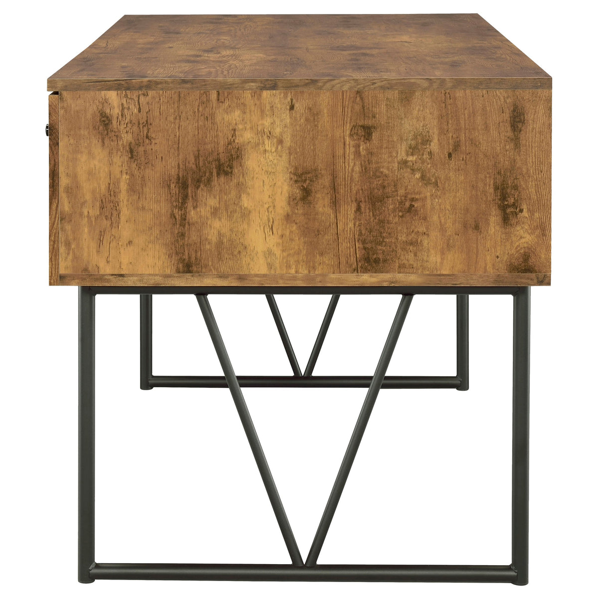 Analiese 63-inch 4-drawer Writing Desk Grey Driftwood