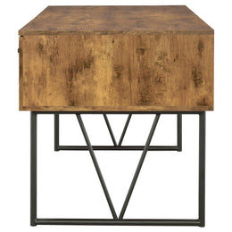Analiese 63-inch 4-drawer Writing Desk Grey Driftwood