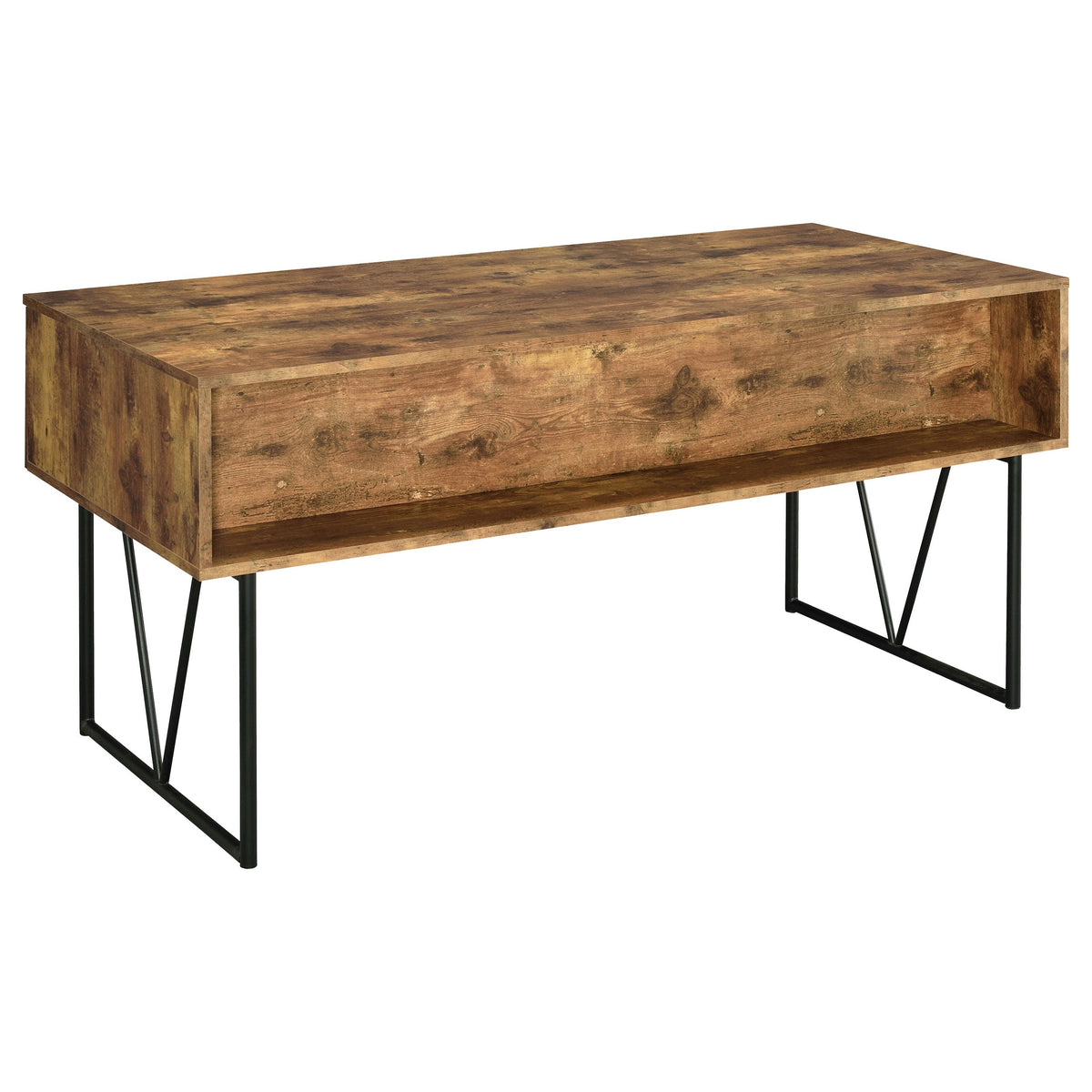 Analiese 63-inch 4-drawer Writing Desk Grey Driftwood