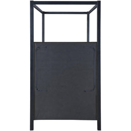 Meridian Kelly Black Boucle Fabric Twin Bed (3 Boxes)