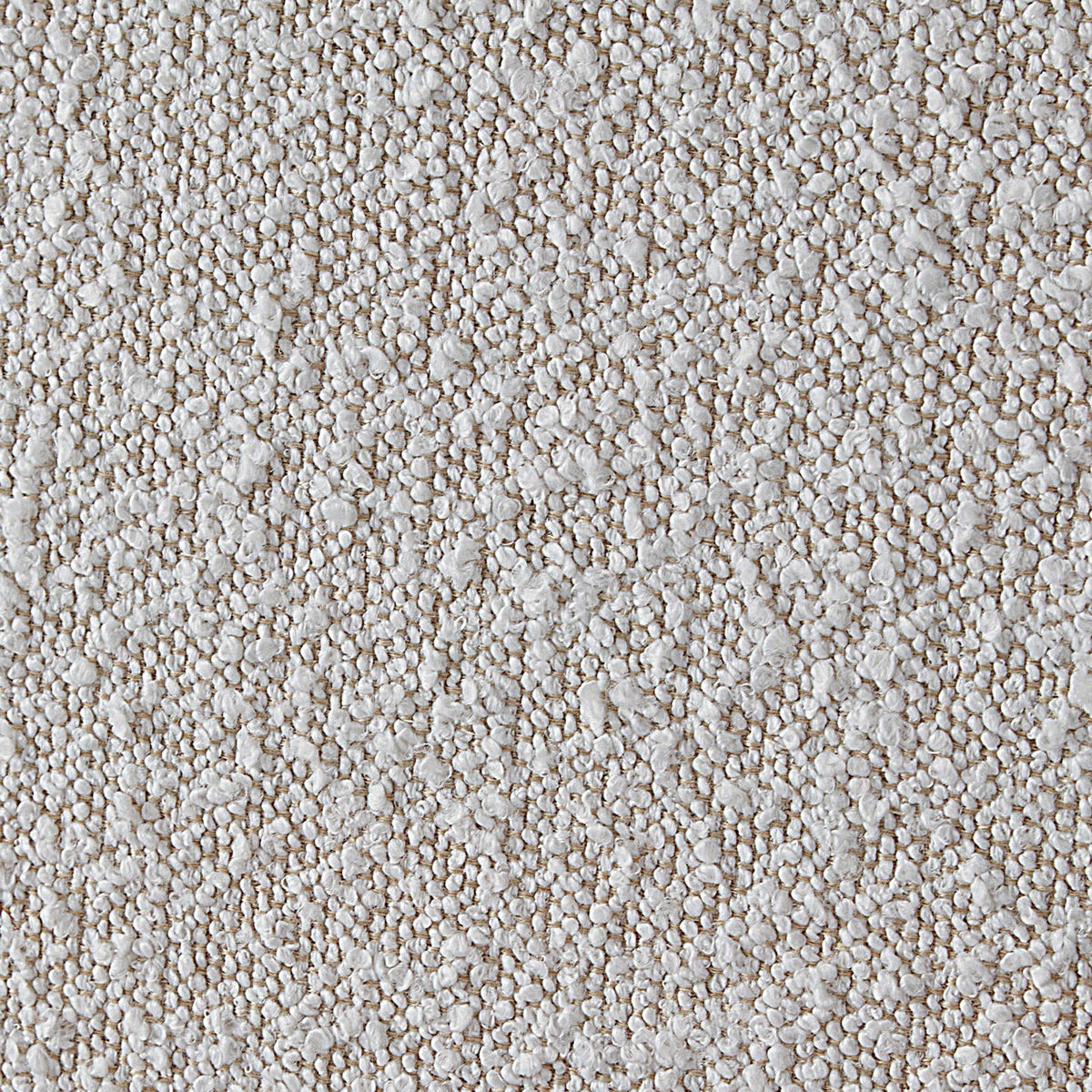 Meridian Kelly Cream Boucle Fabric King Bed (3 Boxes)