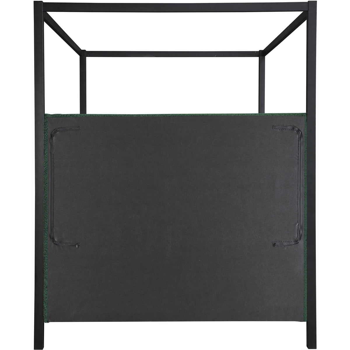 Meridian Kelly Green Boucle Fabric Queen Bed (3 Boxes)