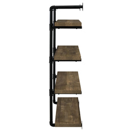 Elmcrest 24-inch 4-shelf Wall Bookshelf Grey Driftwood