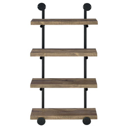 Elmcrest 24-inch 4-shelf Wall Bookshelf Grey Driftwood