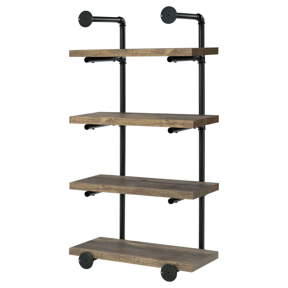 Elmcrest 24-inch 4-shelf Wall Bookshelf Grey Driftwood
