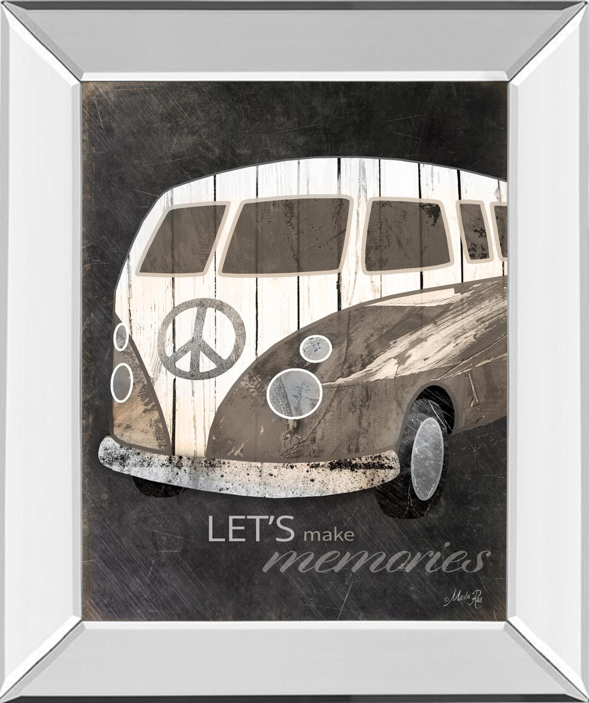 Mirrored Frame Let'S Make Memories By Marla Rae 22X26 Mirror Frame Print