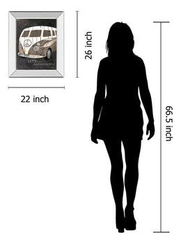 Mirrored Frame Let'S Make Memories By Marla Rae 22X26 Mirror Frame Print
